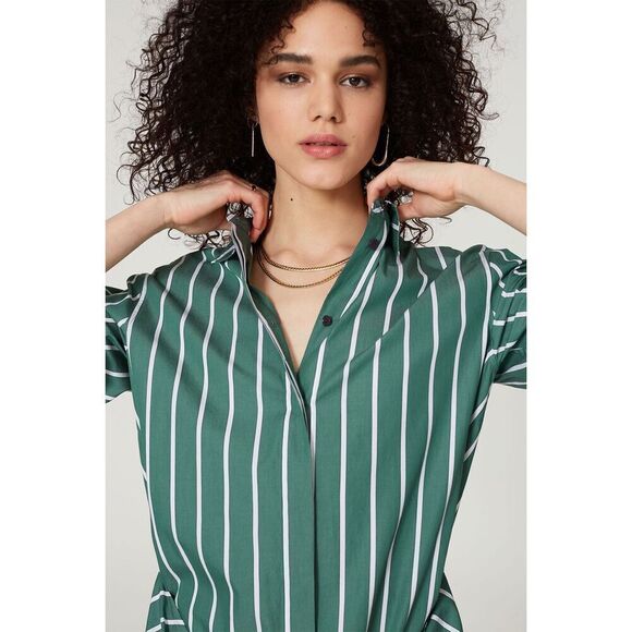 Derek Lam 10 Crosby Charlotte Tie Waist Shirt Dress 💙 - Picture 10 of 11